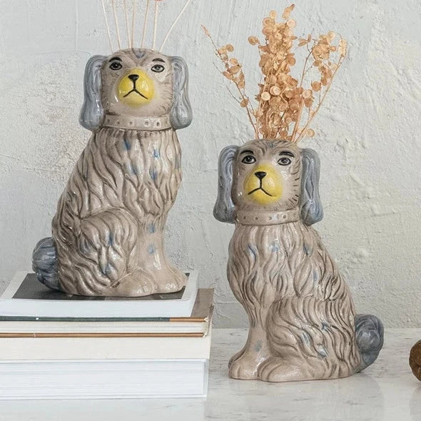 Authentic Dog Vase