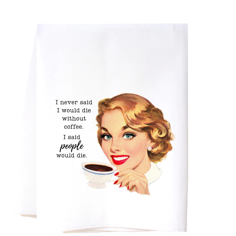 Happy Glamper Flour Sack Towel - AB Lifestyles