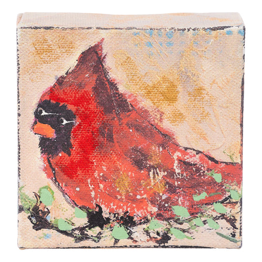 Cardinal Holly Canvas