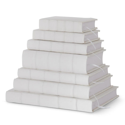 White Cotton Canvas Journals