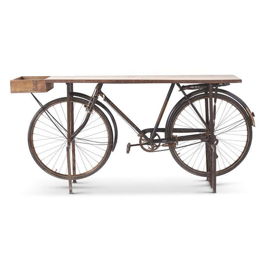 Console Table With Bike Base