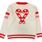 Candy Cane Varsity Cardigan