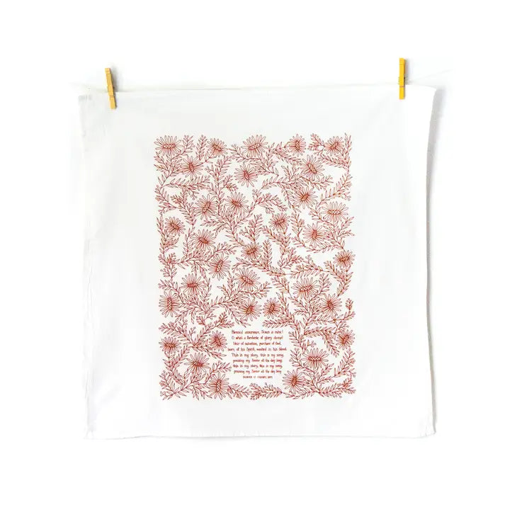 Blessed Assurance Tea Towel