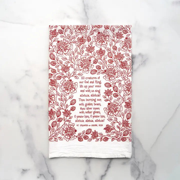 All Creatures Tea Towel