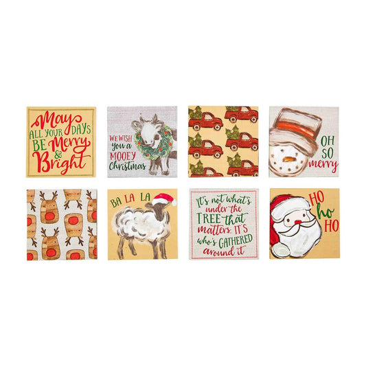 Farm Christmas Napkin Set