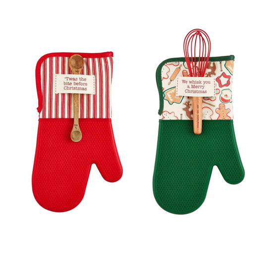 Christmas Oven Mitt & Utensil Set