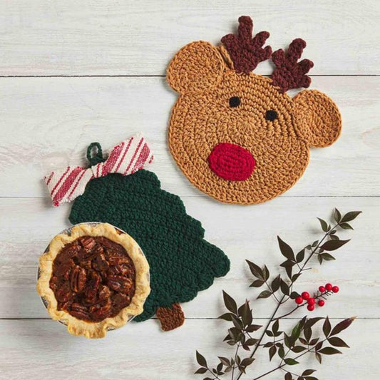 Crocheted Christmas Pot Holder