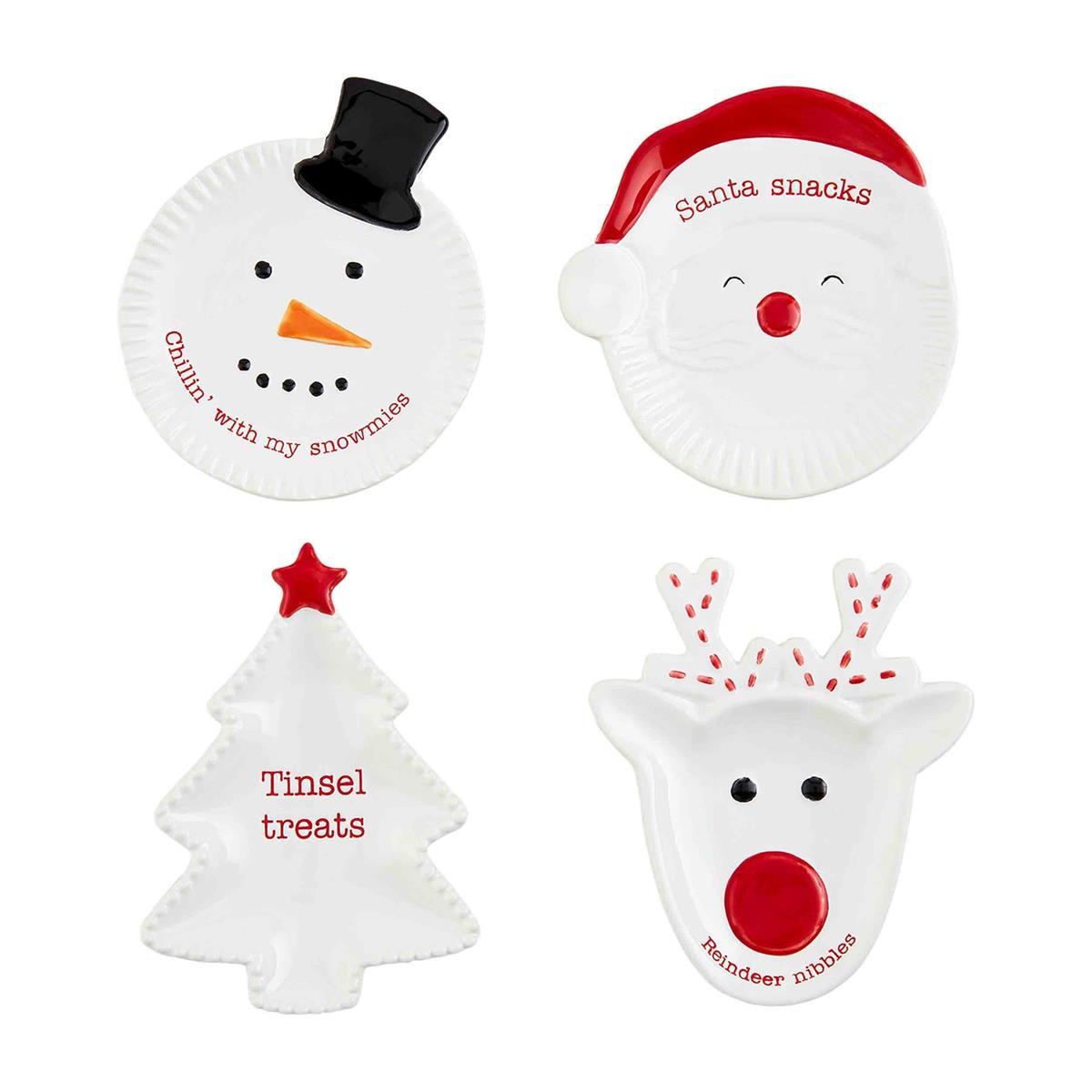 Christmas Appetizer Plates