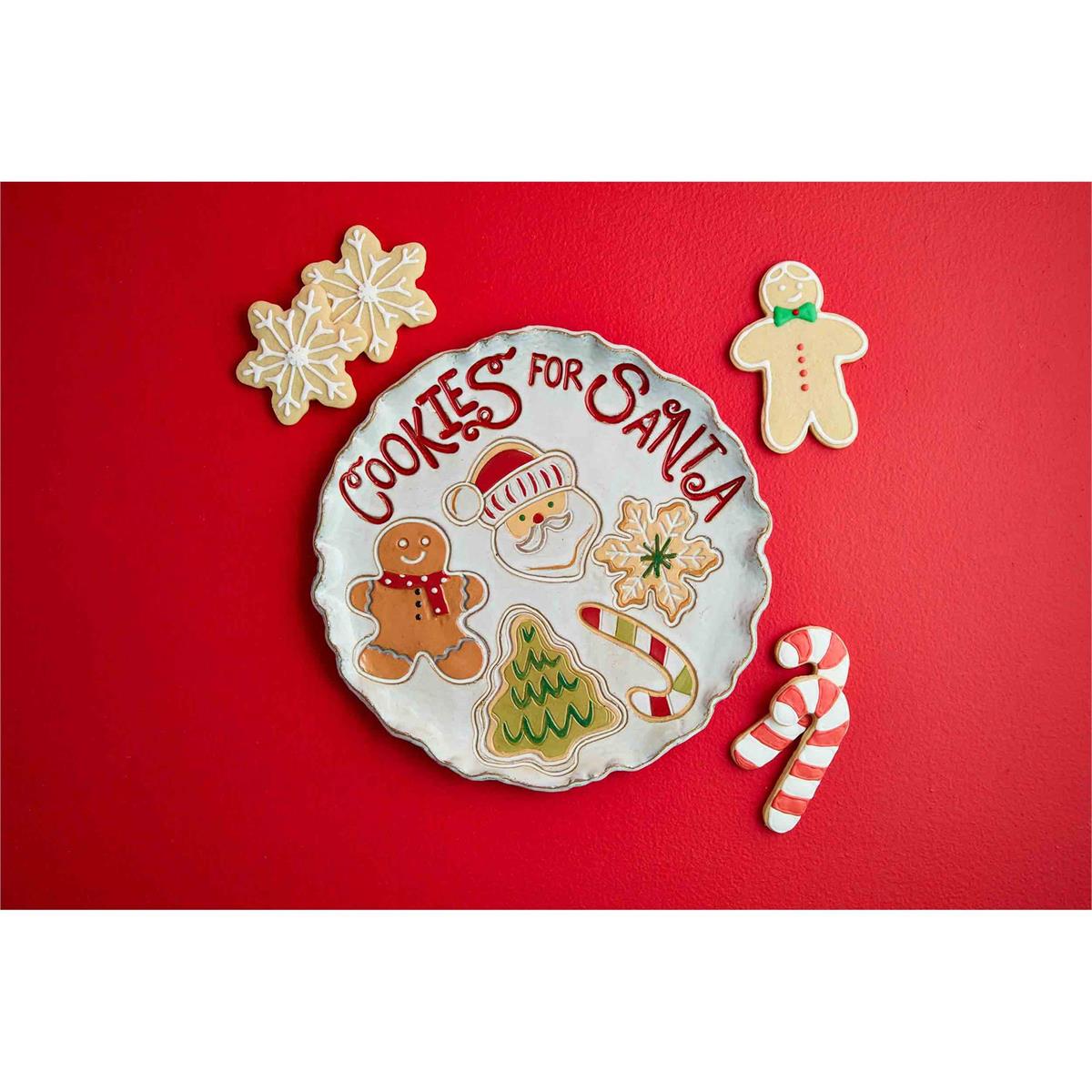 Cookies for Santa Plate