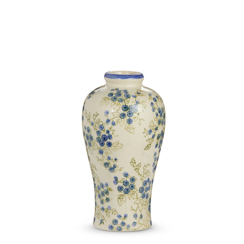 Blue Floral Vase