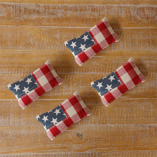 Mini American Flag Pillow