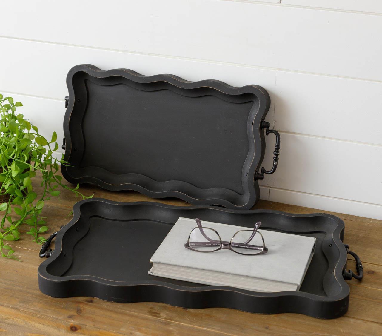 Decorative Black Trays