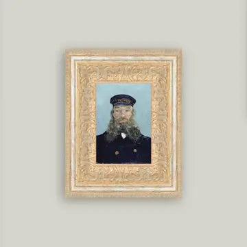 Portrait of a Postman Framed Art