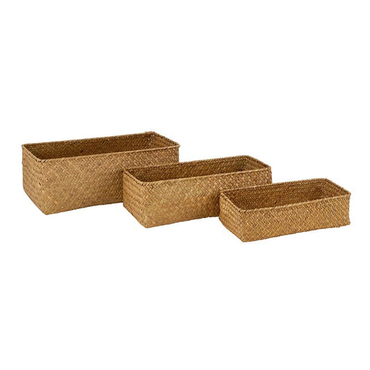 Seagrass Rectangle Trays