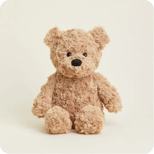 Warmie Brown Curly Bear 13"