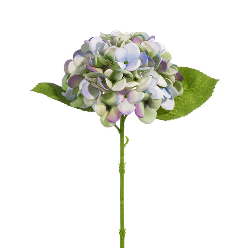 Real Touch Green and Purple Hydrangea