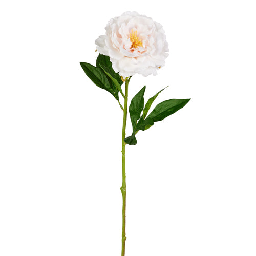 Real Touch White Rose Stem