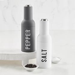 Electric Matte Grey Salt & Pepper Grinders