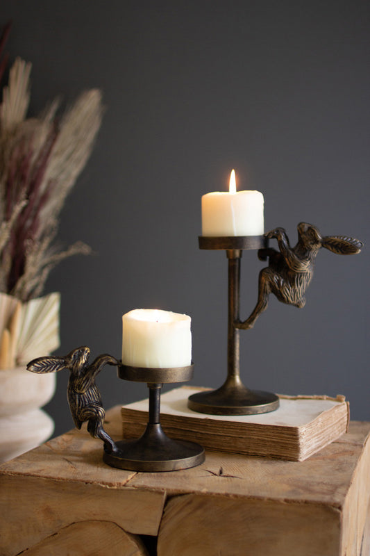 Rabbit Candle Holders