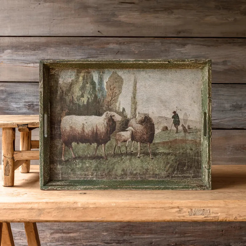 Pastoral Sheep Tray