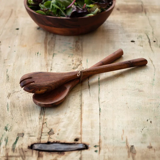 Wooden Serving Spoon Set