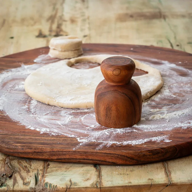 Wooden Biscuit Cutter