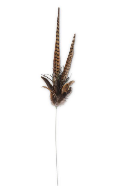 39 Inch Mixed Pheasant Feather Spray