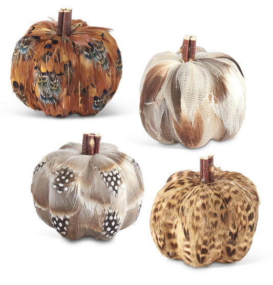 Feather Pumpkins