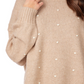 Novie Pom-Pom Sweater Tan