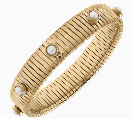 Winston Pearl Watchband Bangle