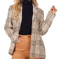 Bynes Blazer Cream Plaid