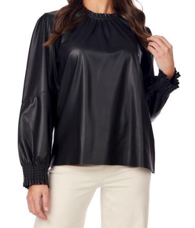 Putnam Leather Top Black