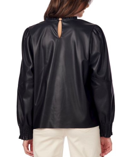 Putnam Leather Top Black