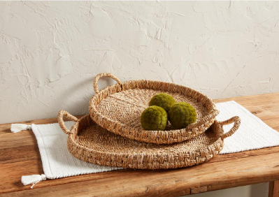 Woven Basket Trays