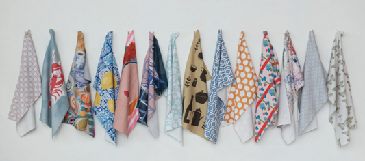 Printed Recycled Microfiber Tea Towels