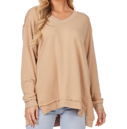 Willie Long Sleeve Tee Tan