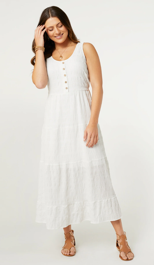 Meadow Gauze Tiered Tank Dress