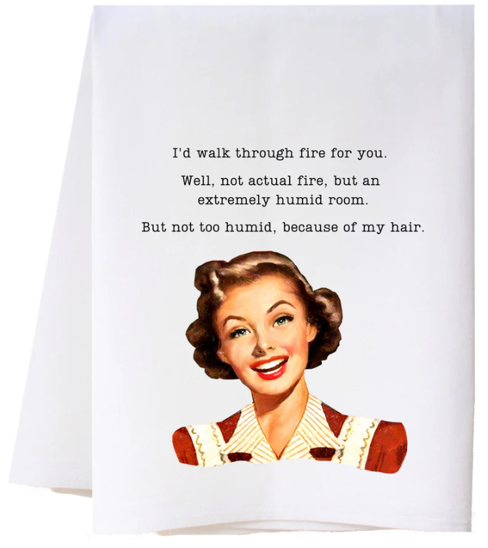 Walk Through Fire Flour Sack Towel