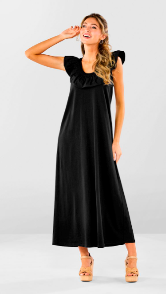 Kimi Ruffle Maxi Dress