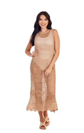 Eldridge Crochet Midi Dress