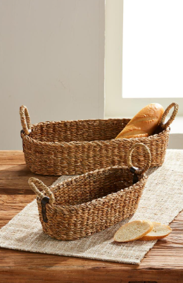 Woven Bread Basket Set