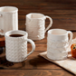 Woven Stoneware Mugs