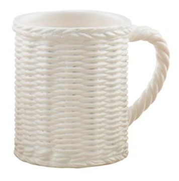 Woven Stoneware Mugs