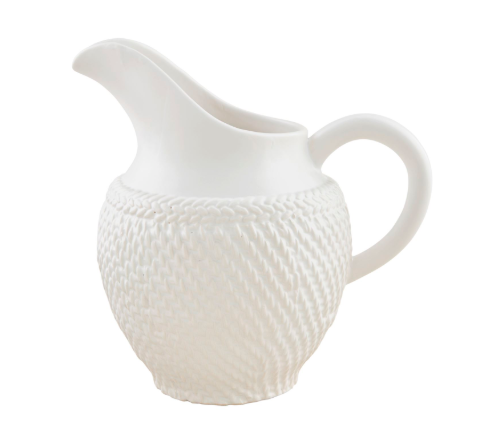 Woven Stoneware Pitcher