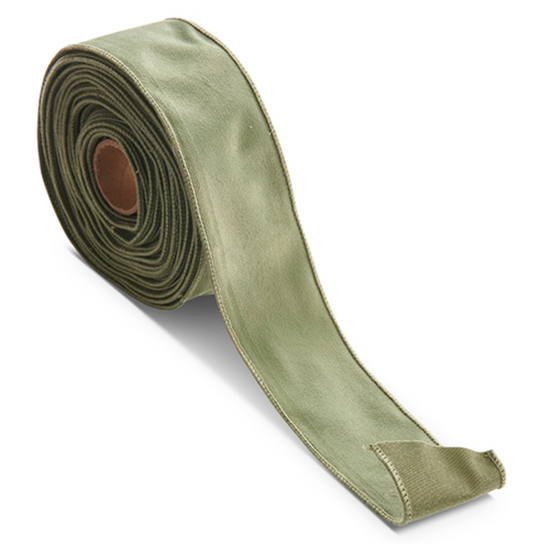 Sage Green Velvet Wired Ribbon