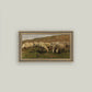 Sheep Landscape Framed Art