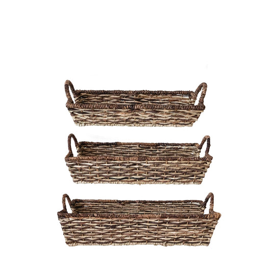 Hand-Woven Abaca Trays