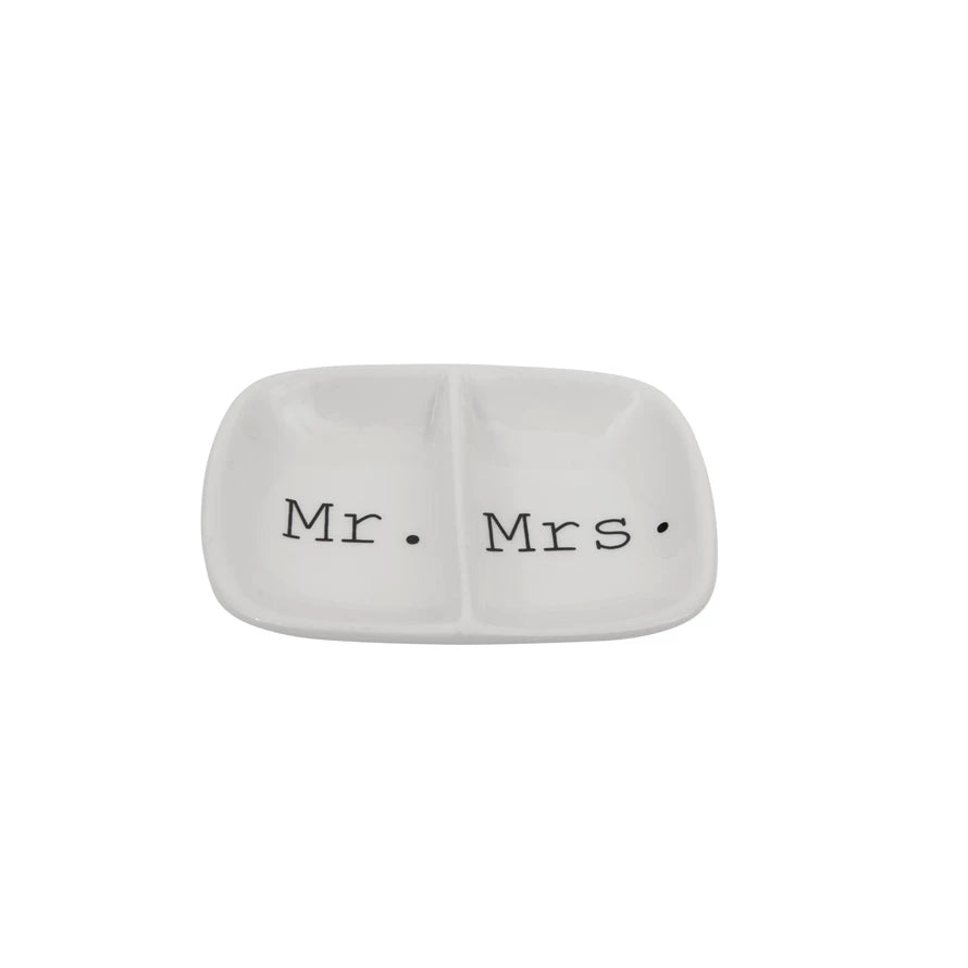 Mr. & Mrs. Trinket Dish