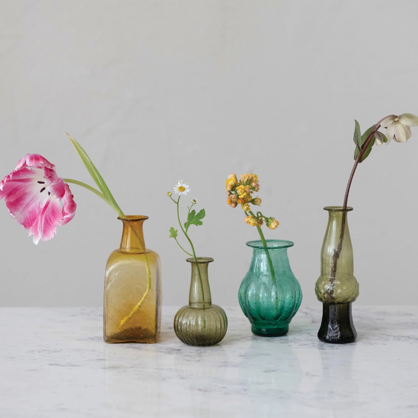 Hand-Blown Glass Vase