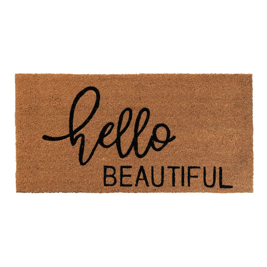 Hello BEAUTIFUL Coir Doormat